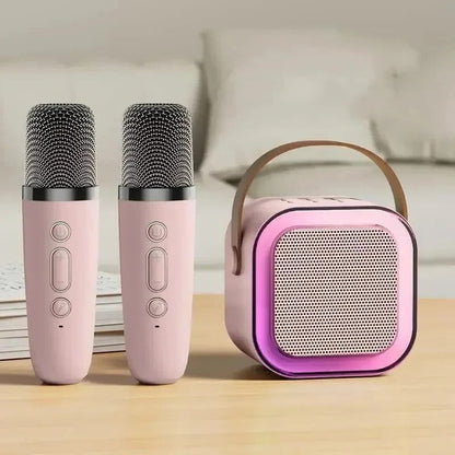 Wireless Karaoke Machine with Bluetooth Speaker and Microphone Input