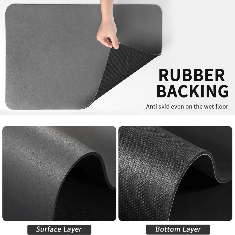 Absorbent Dish Drying Mat for Kitchen Countertops