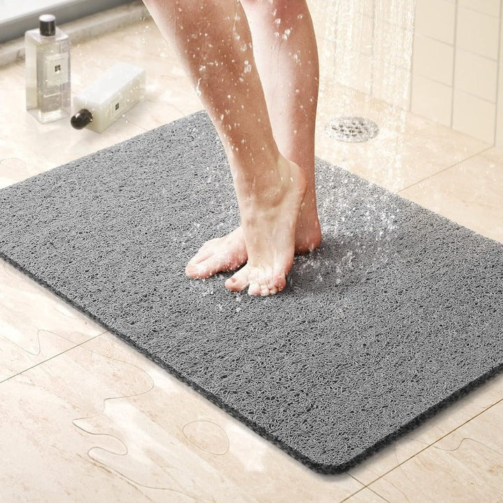 Non Slip Shower Mat with Suction Cup Base for Bathtubs and Shower Floors