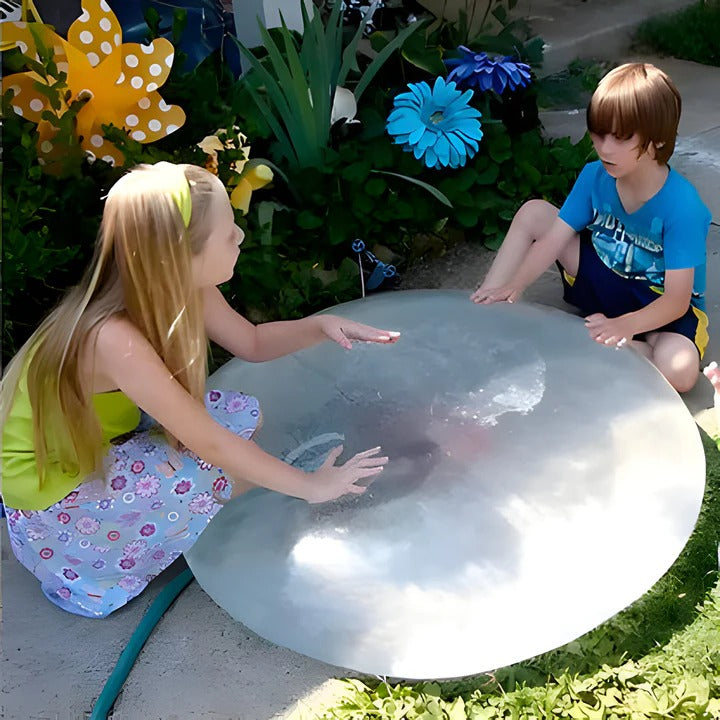 Interactive Light Up Bubble Ball Toy for Kids and Outdoor Play