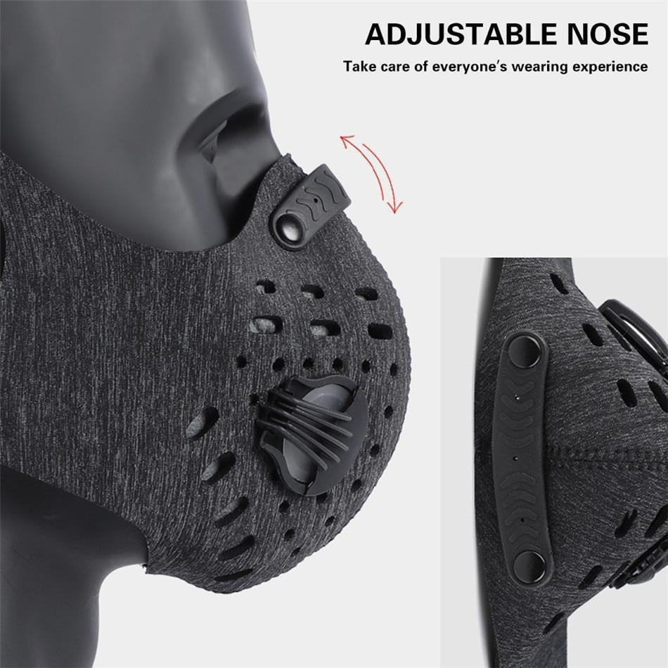 Reusable Anti Pollution Face Mask with Breathable Filter