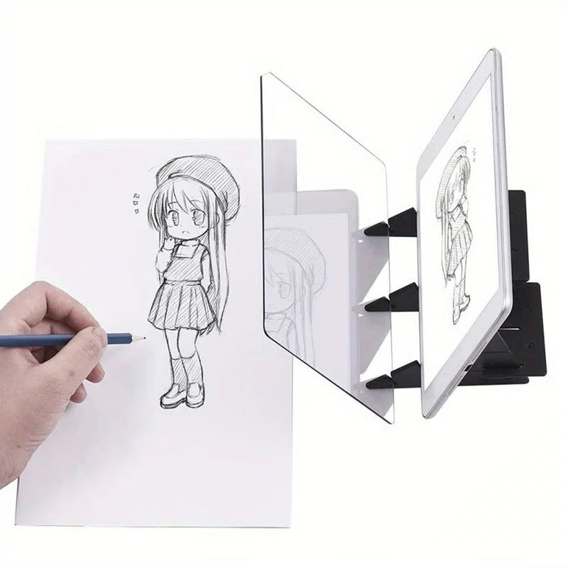 Transparent Sketch Tracing Pad with Light-Guided Projection for Drawing Accuracy