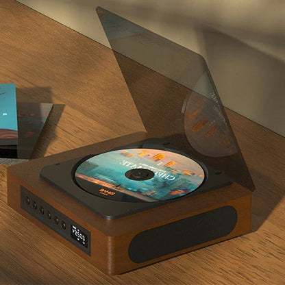 Portable CD Player with Wireless Streaming and FM Radio, LCD Display