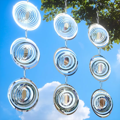 Reflective Bird Deterrent Spinner for Outdoor Use