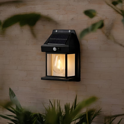Solar Powered Outdoor LED Security Light with Motion Sensor Detection