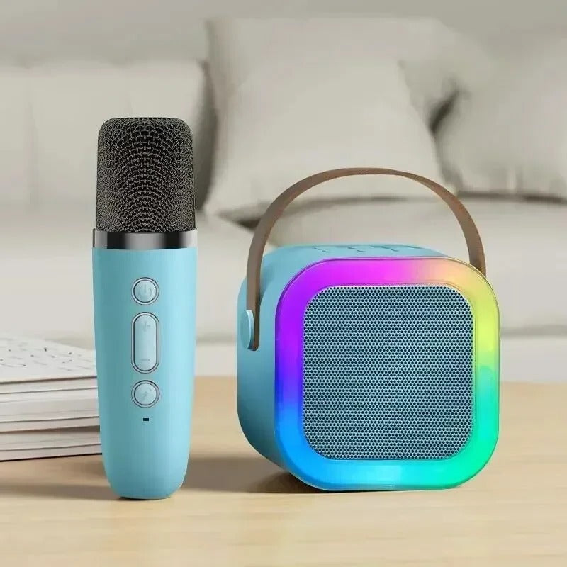 Wireless Karaoke Machine with Bluetooth Speaker and Microphone Input