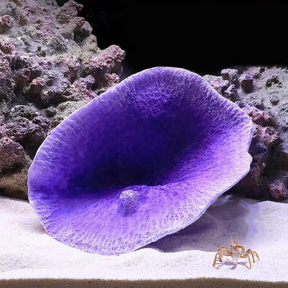 Coral Reef Aquarium Ornament with Resin Craft Design