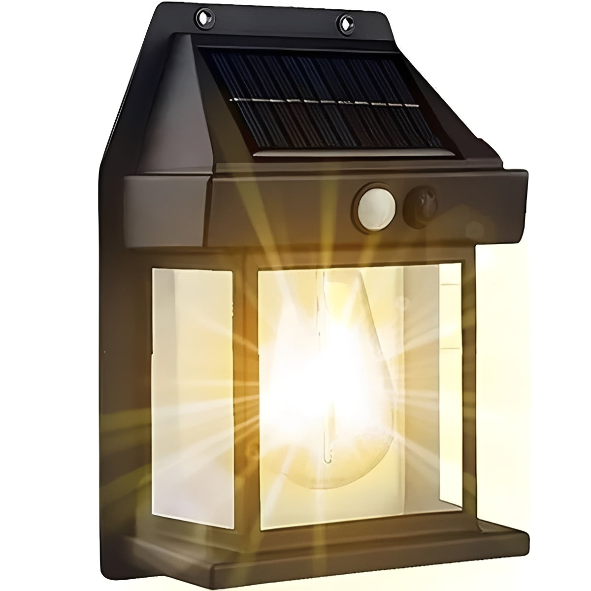 Solar Powered Outdoor LED Security Light with Motion Sensor Detection