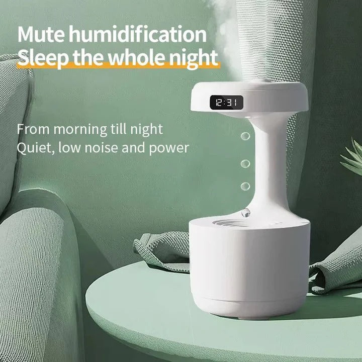 Rechargeable Humidifier with Adjustable Mist and LED Display