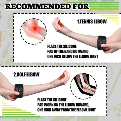 Adjustable Elbow Support Brace with Dial Compression Knob