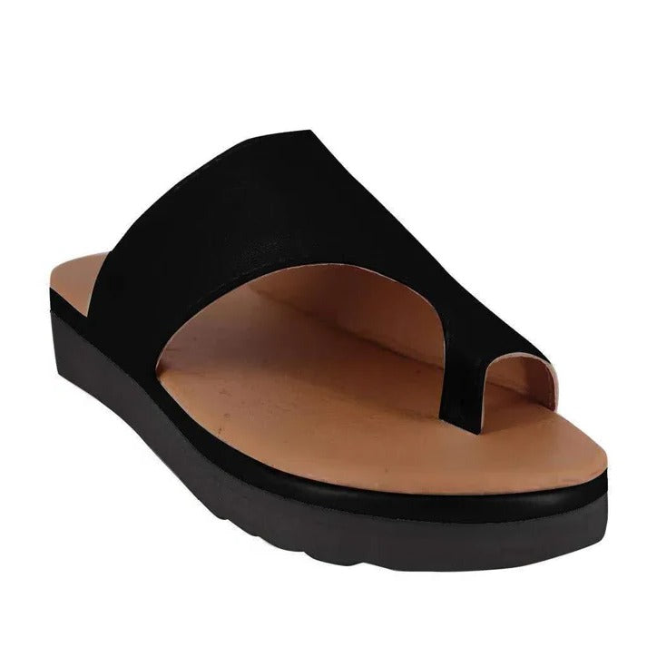 Orthopedic Platform Sandals with Spacious Toe Design