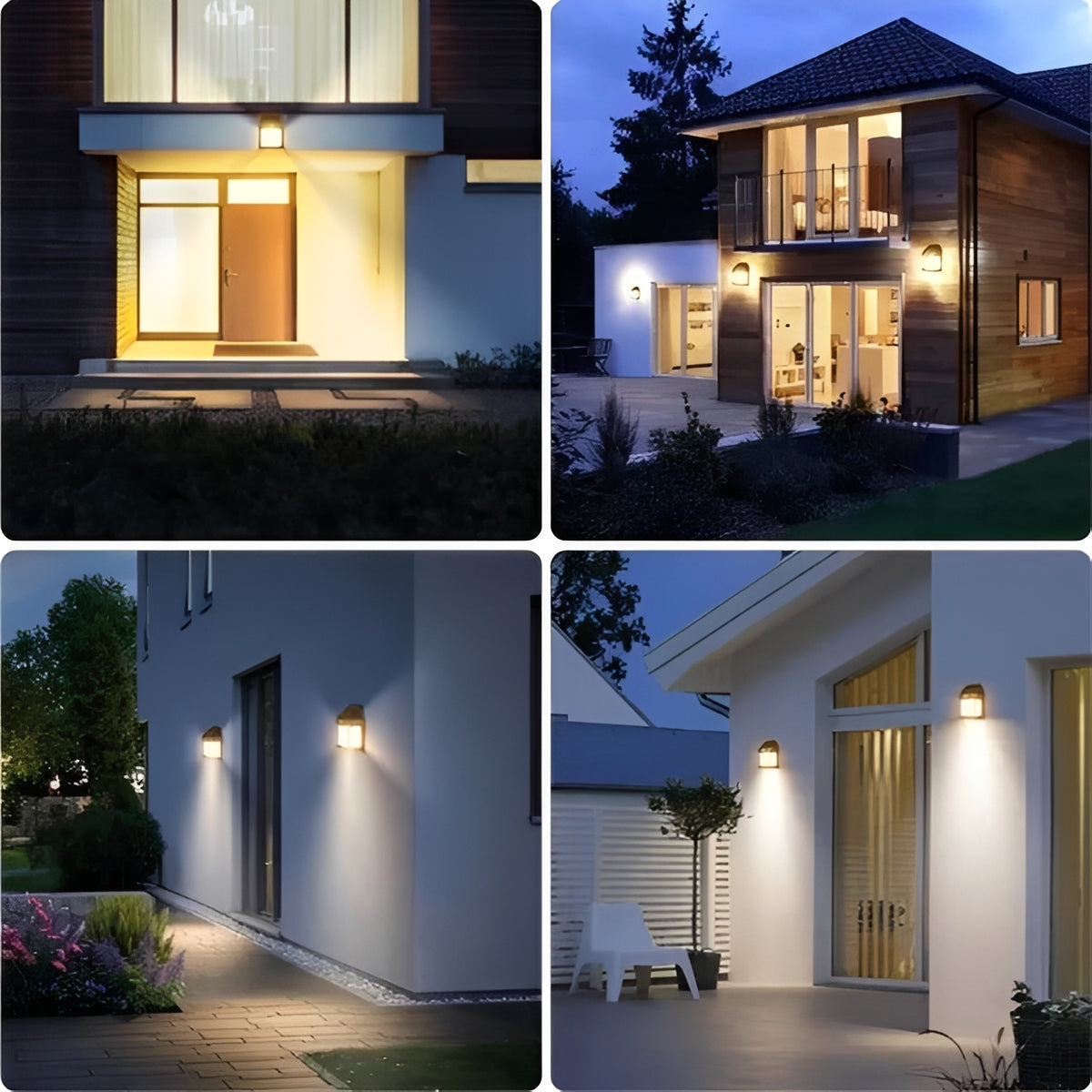 Solar Powered Outdoor LED Security Light with Motion Sensor Detection