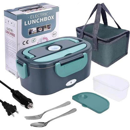 Portable Electric Lunch Box with Heating Function for Car and Home Use