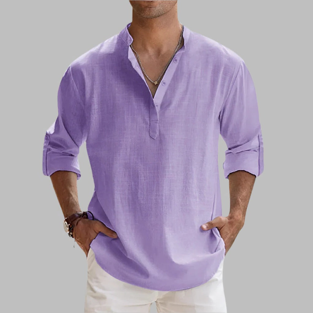 Lightweight Linen Casual Shirt Summer Wear for Men