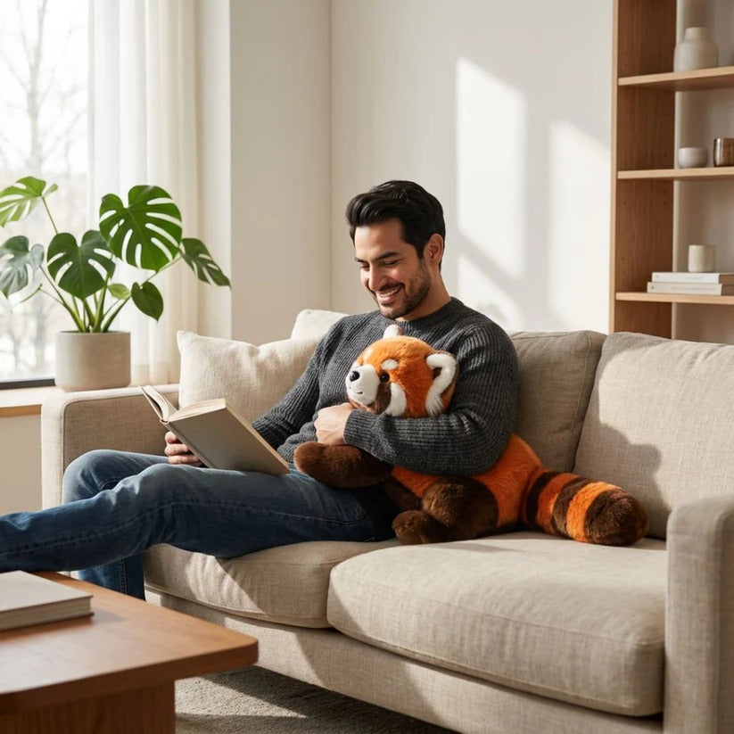 Red Panda Weighted Plush Animal for Sensory Comfort