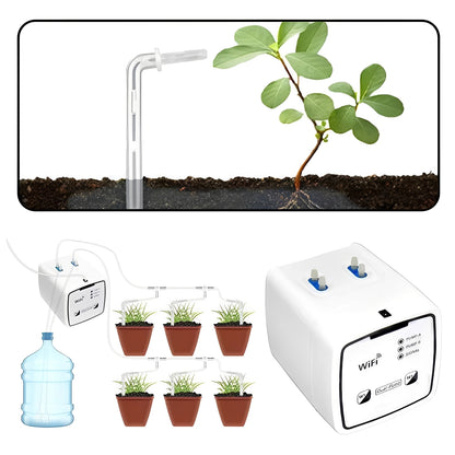 WiFi Smart Plant Watering System with 20 Drip Ports