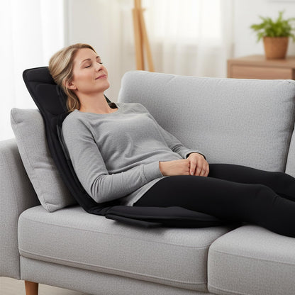 Heated Massage Chair Pad with 10 Vibration Zones and 5 Massage Programs