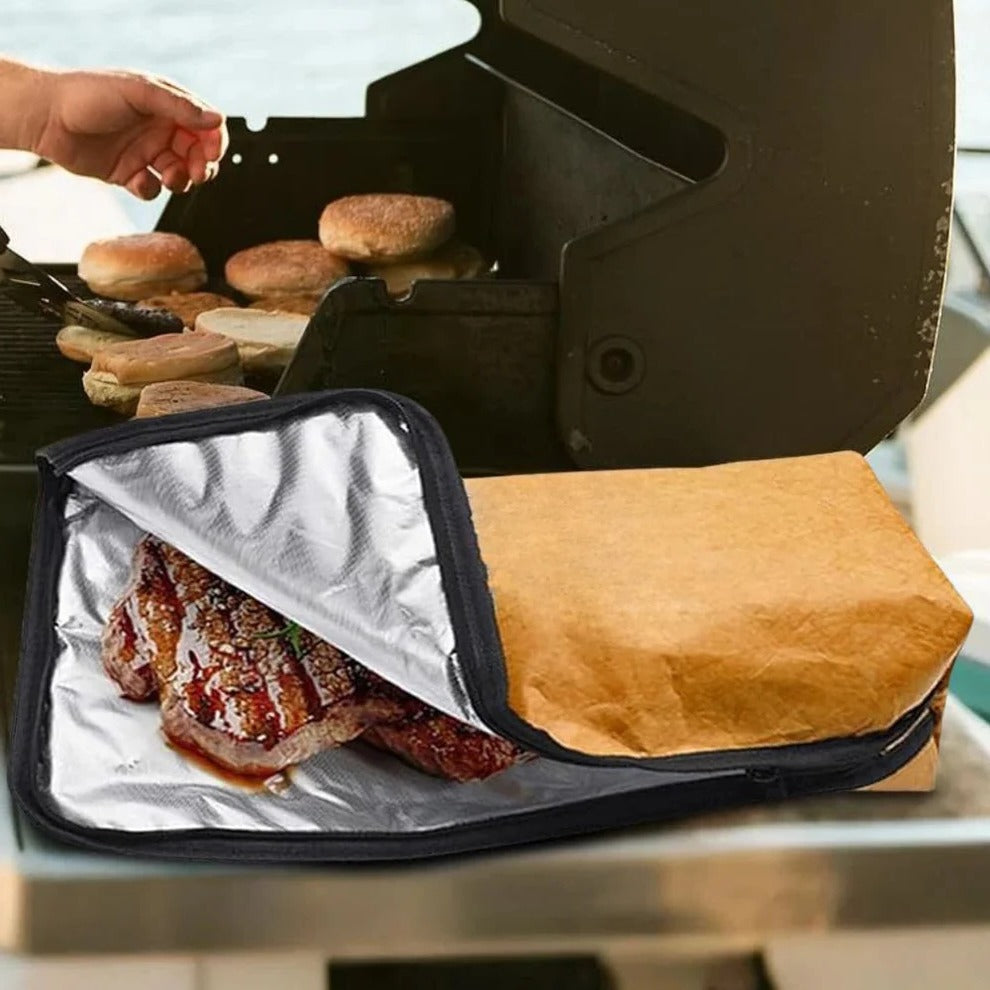 BBQ Meat Resting Blanket with Insulation and Handle for Brisket