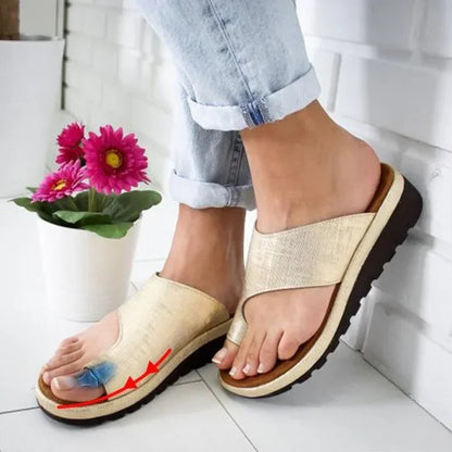 Orthopedic Platform Sandals with Spacious Toe Design