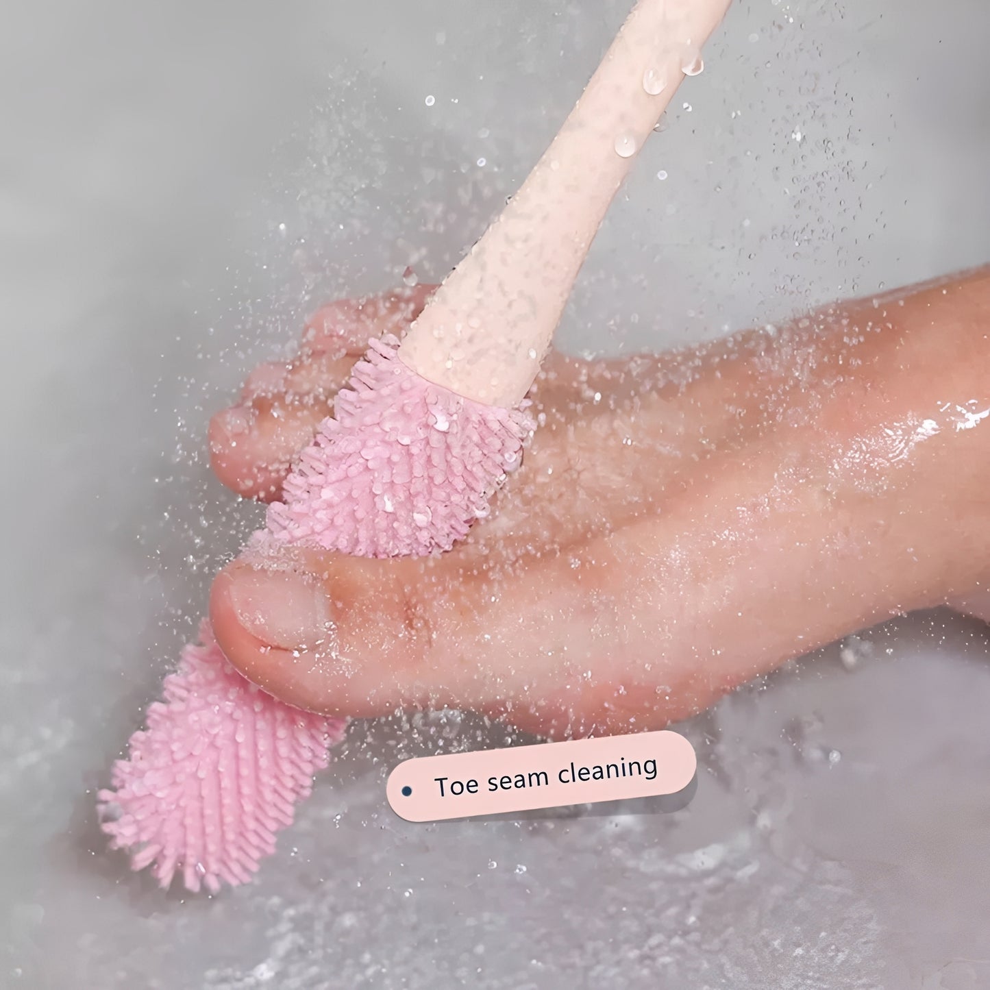 Long Handle Toe Cleaning Brush, 2 Piece Set