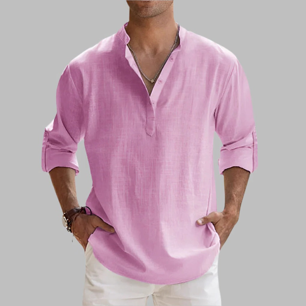 Lightweight Linen Casual Shirt Summer Wear for Men