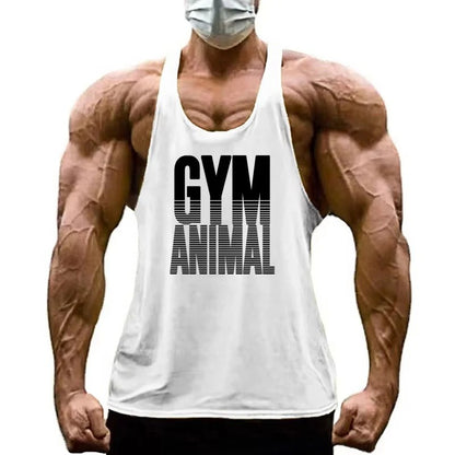 Athletic Cotton Stringer Vest with Slim Muscle Cut for Men
