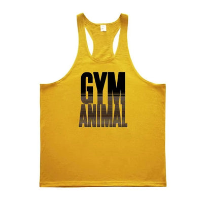 Athletic Cotton Stringer Vest with Slim Muscle Cut for Men