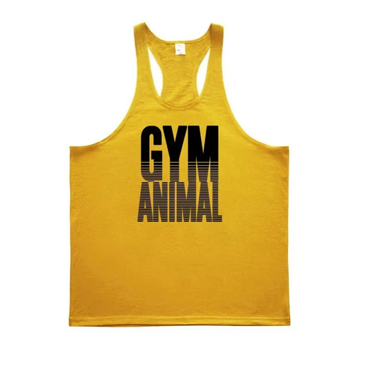 Athletic Cotton Stringer Vest with Slim Muscle Cut for Men