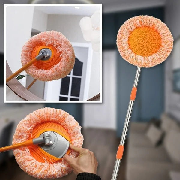 360 Degree Spin Floor Broom with Adjustable Cleaning Head