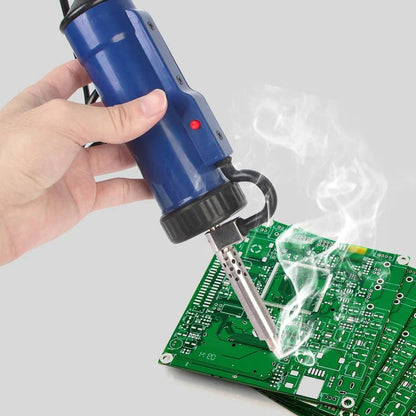 Electric Desoldering Pump with 3 Interchangeable Suction Nozzles