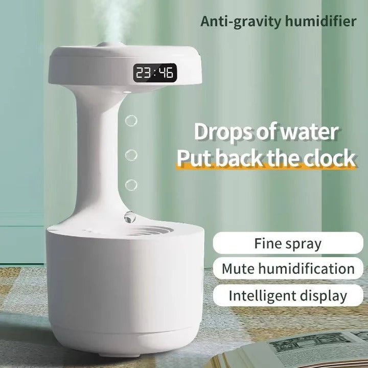 Rechargeable Humidifier with Adjustable Mist and LED Display