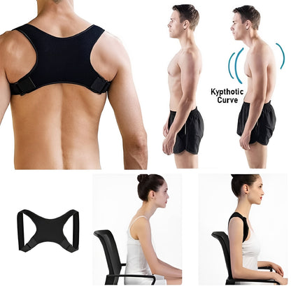 Adjustable Posture Support Brace for Shoulders and Upper Back