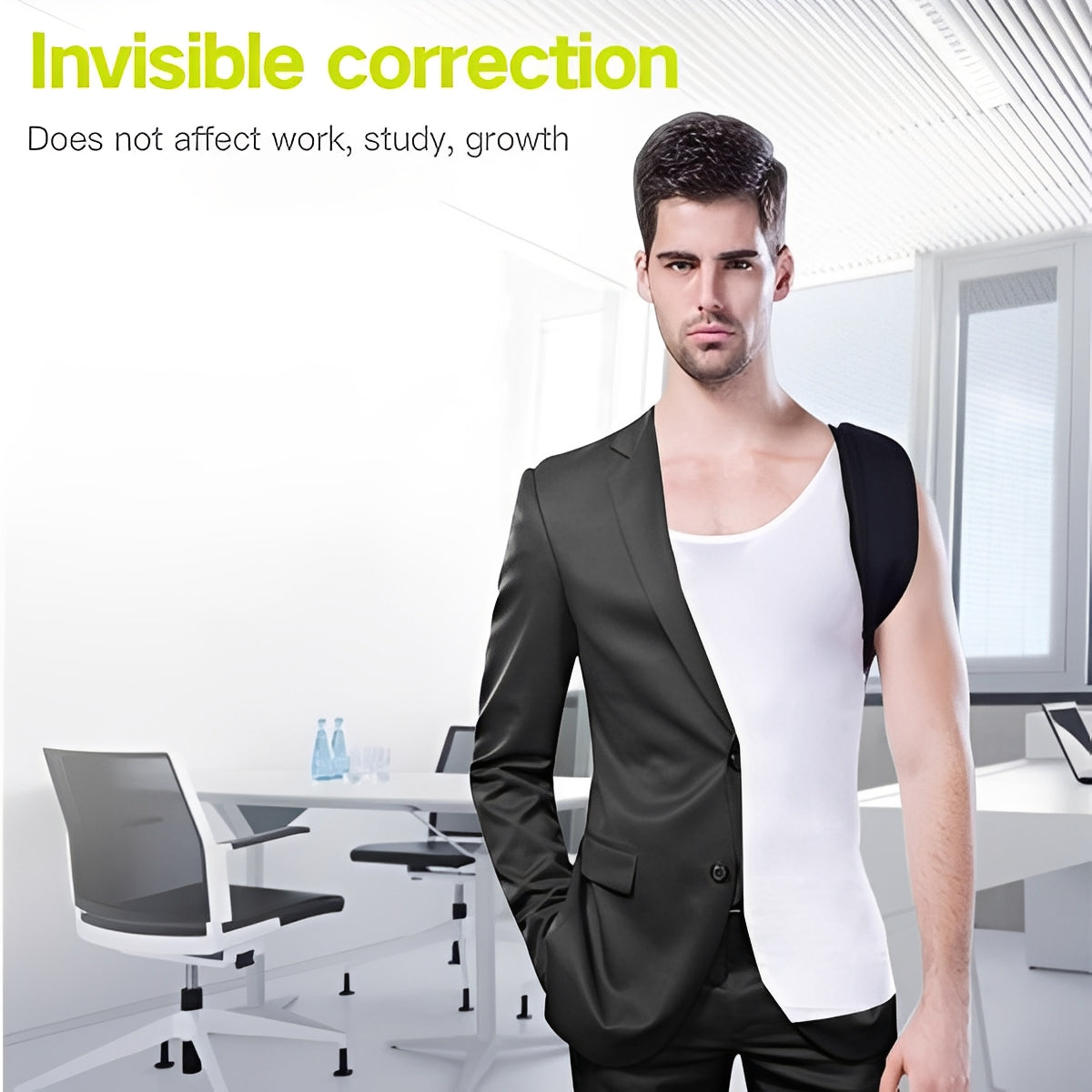 Adjustable Posture Support Brace for Shoulders and Upper Back