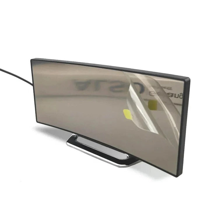 Curved LED Digital Alarm Clock with Adjustable Brightness