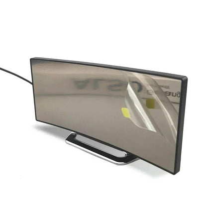 Curved LED Digital Alarm Clock with Adjustable Brightness