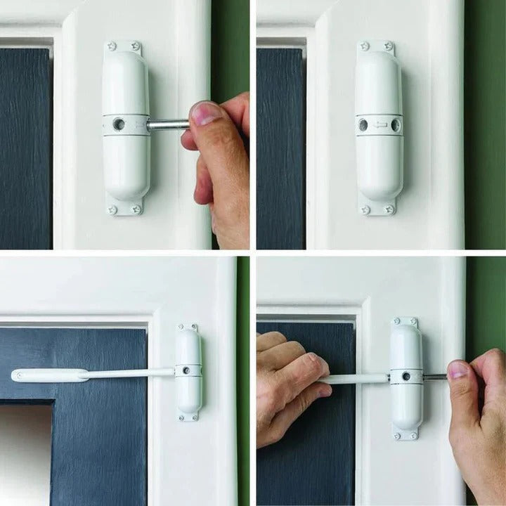 Self Closing Door Hinge with Adjustable Tension for Smooth Operation