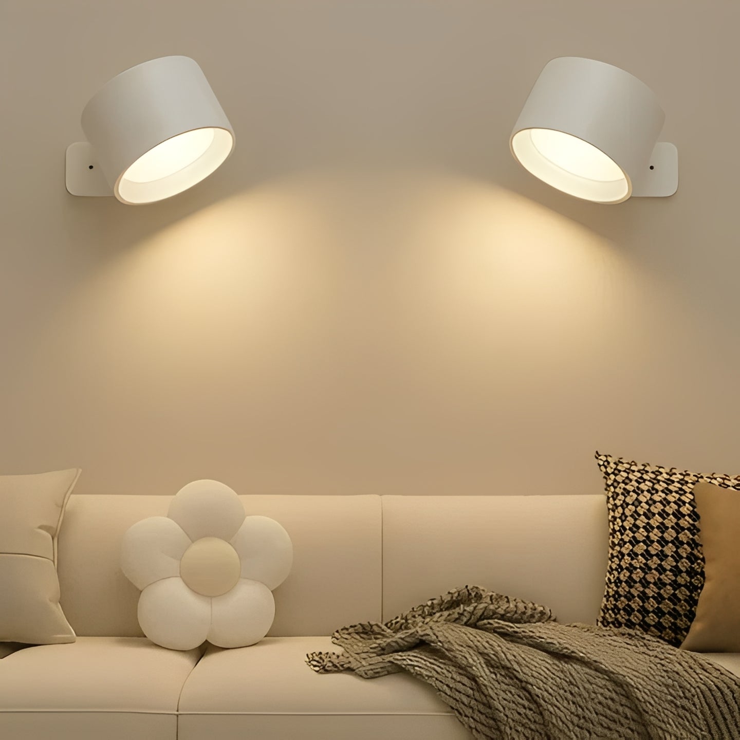 Rechargeable LED Wall Light with 360 Degree Swivel