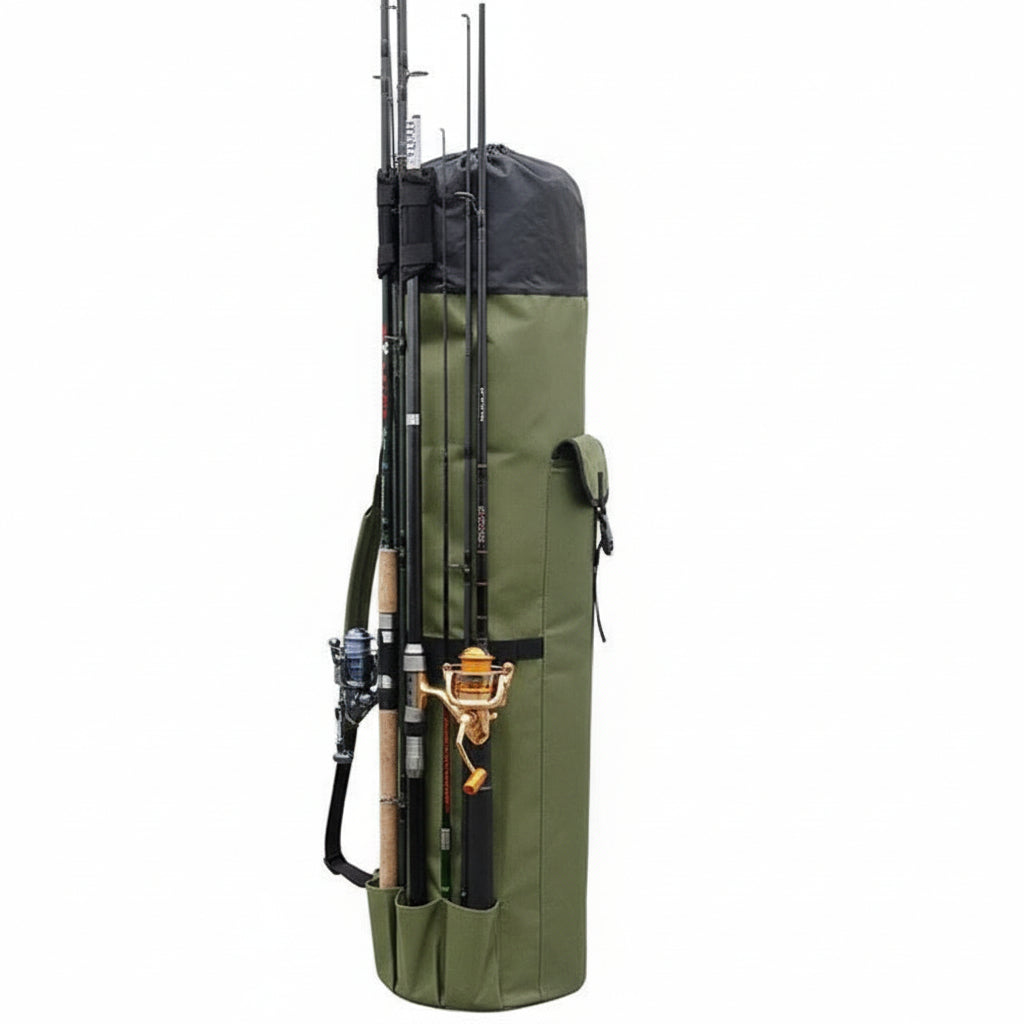 Fishing Rod Carrier Bag with Tackle Storage