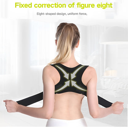 Adjustable Posture Support Brace for Shoulders and Upper Back