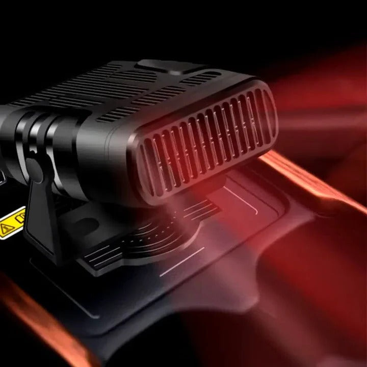 Dual Function Car Heater and Cooling Fan with 360 Degree Rotation, 12V