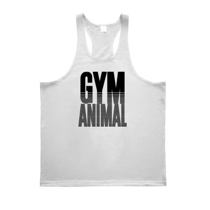 Athletic Cotton Stringer Vest with Slim Muscle Cut for Men
