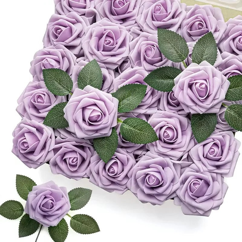 Artificial Red Rose Stems for Centerpieces Weddings and Home Decor
