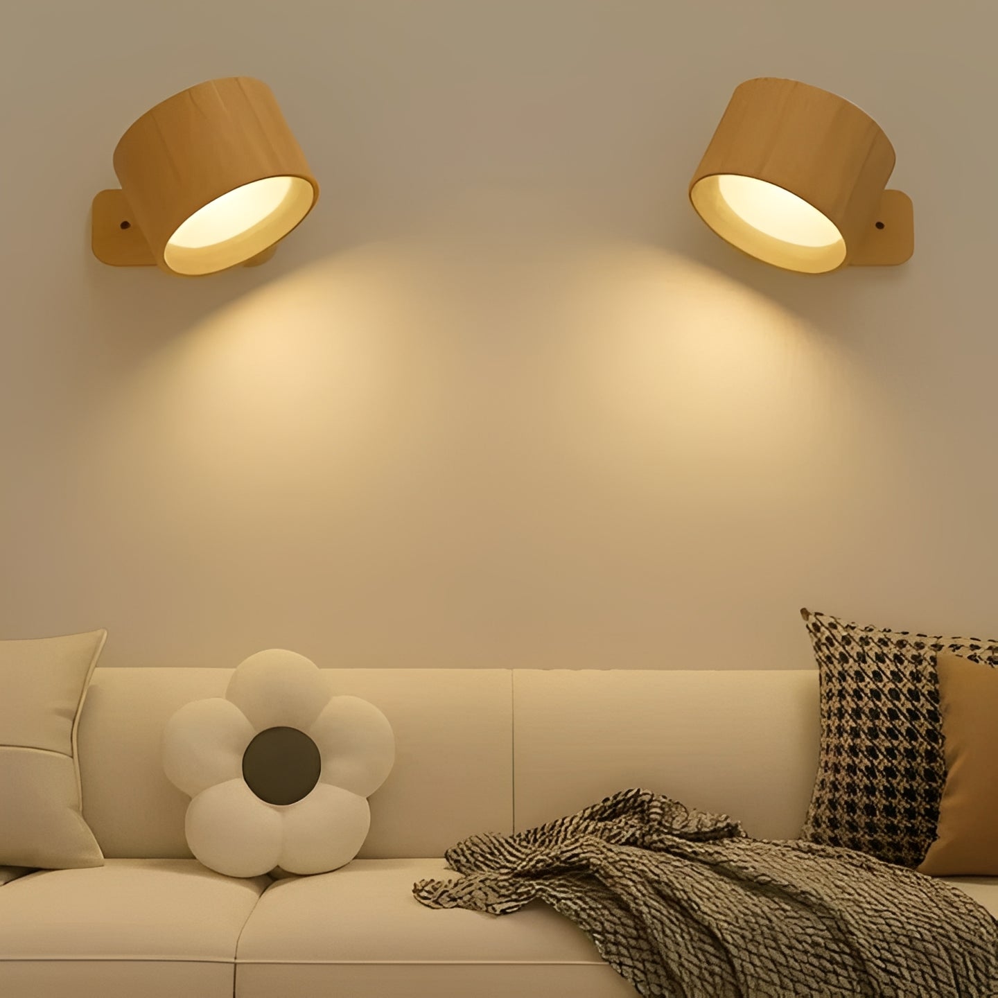 Rechargeable LED Wall Light with 360 Degree Swivel