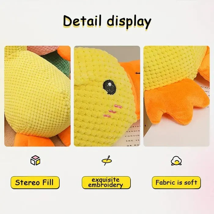 Quiet Duck Ally and Gentle Doggy Toy