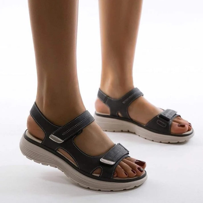 Athletic Open-Toe Sandals with Built-In Arch Support