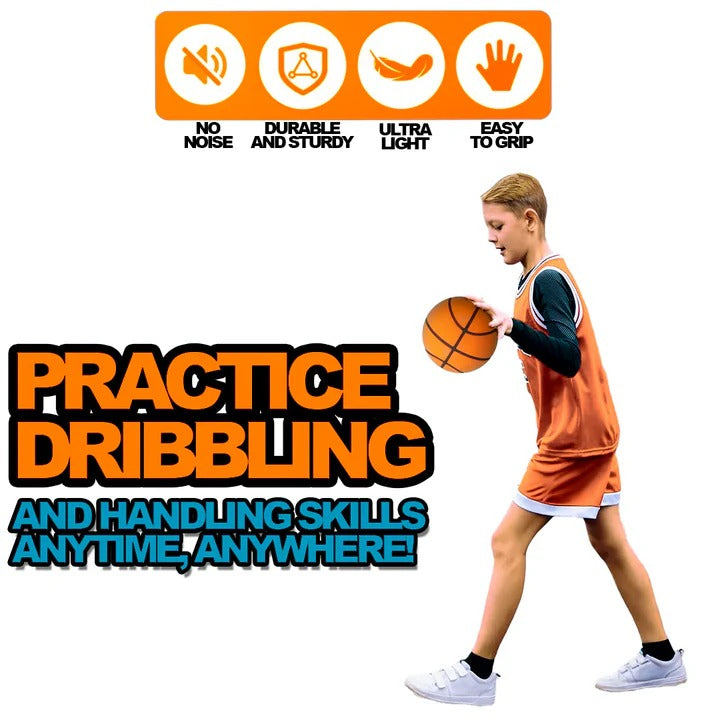Low-Noise Basketball, Indoor Soft Ball for Training and Practice