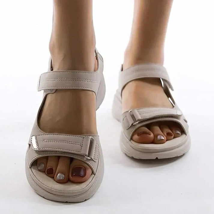 Athletic Open-Toe Sandals with Built-In Arch Support