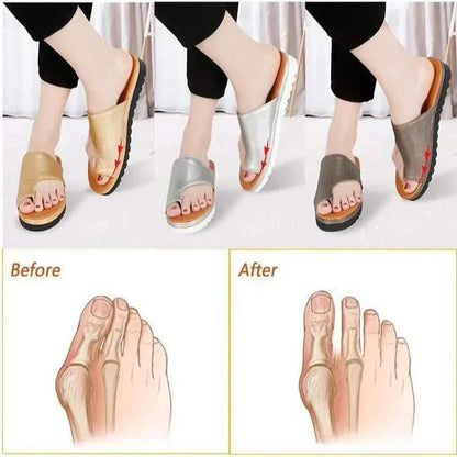 Orthopedic Platform Sandals with Spacious Toe Design