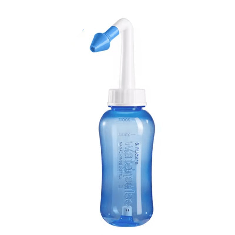 Squeeze Sinus Flush Bottle with Controlled Flow Tip for Nasal Congestion and Allergy Care