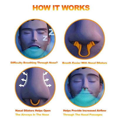 Silicone Nasal Dilator Nose Clip for Nighttime Airflow Support